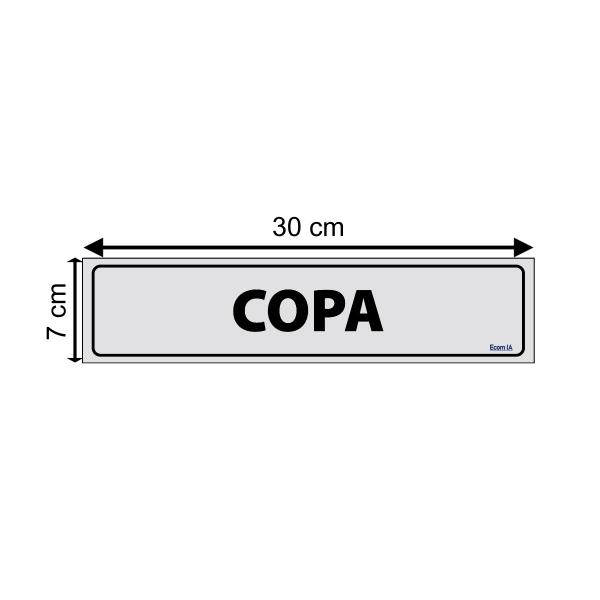 Imagem de Combo 3 Placas De Sinalização Copa 30x7 Ecom IA - B-512/1 F9e