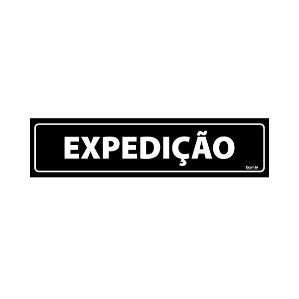 Imagem de Combo 3 Placas De Sinalização Expedição 30x7 Ecom IA - A-417/1 F9e