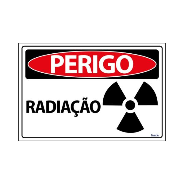 Imagem de Combo 3 Placas De Sinalização Perigo Radiação 30x20 Ecom IA - SP15 F9e