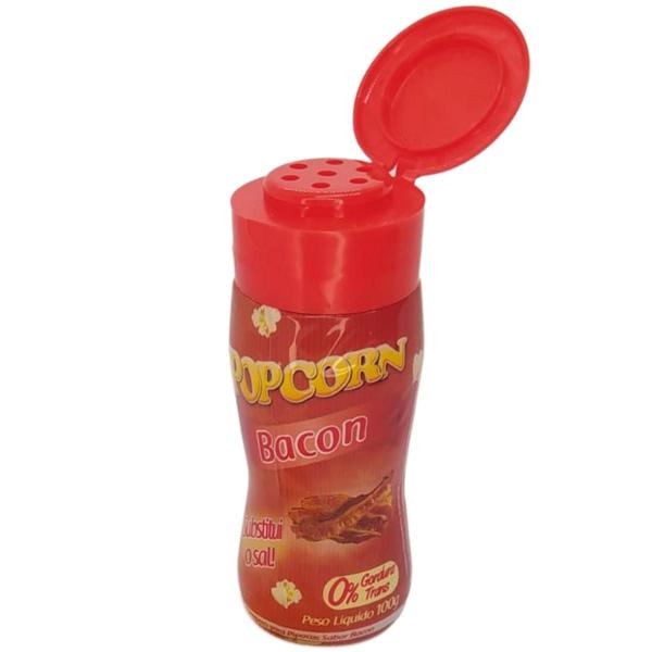 Combo 3 Temperos Pipoca Popcorn Sabores Bacon, Flavapop - Flavored Popcorn Imagem de Combo 3 Temperos Pipoca Popcorn Sabores Bacon, Flavapop