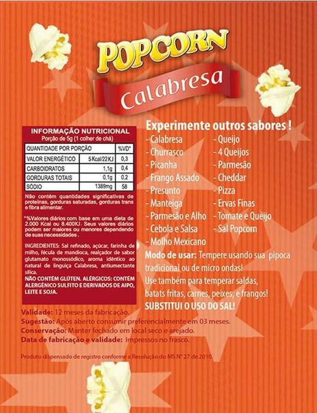 Imagem de Combo 3 Temperos Pipoca Popcorn Sabores Calabresa, Parmesão