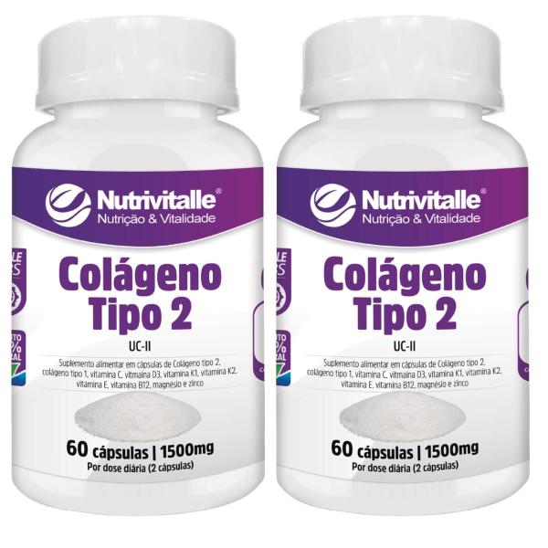 Imagem de Combo 3 Un - Colágeno Tipo 2 UC II 1.500mg 60 Cápsulas Nutrivitalle