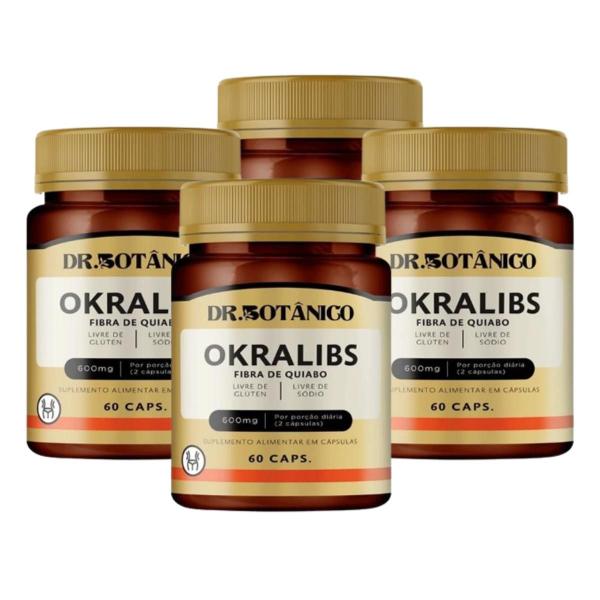 Imagem de Combo 3 un - okralibs 600mg 60 capsulas dr botanico