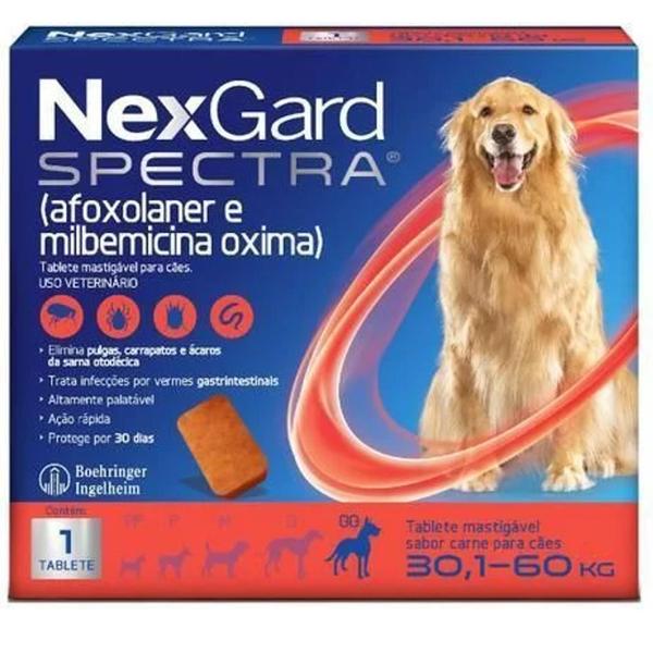 Imagem de Combo 3x Nexgard Spectra GG 30,1-60Kg- 1 Comprimido