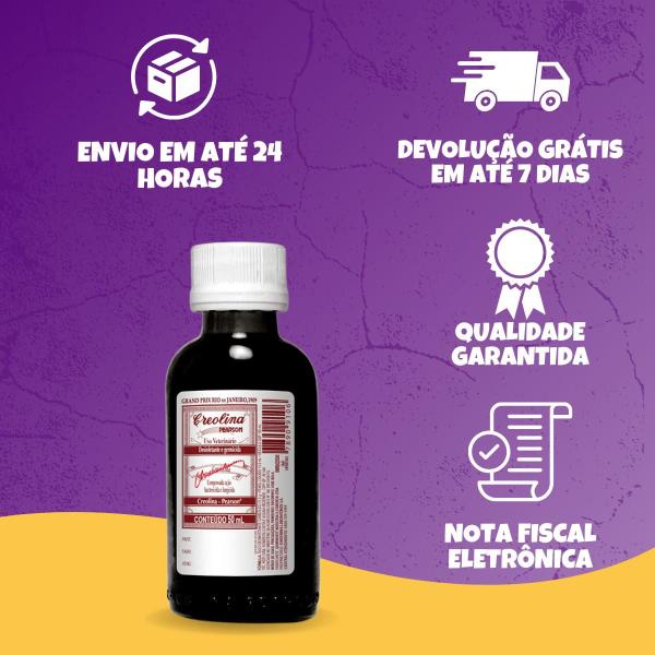 Imagem de Combo 4 Creolina Pearson Desinfetante e Germicida - 50ml