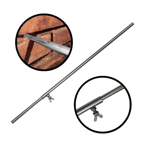 Imagem de Combo 4 Suportes Extensor Inox Churrasco Grelha Espetinho