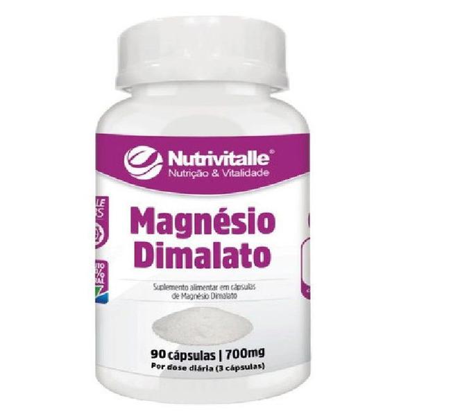 Imagem de Combo 4 Un Magnesio Malato 700mg 60 Cápsulas Nutrivitall