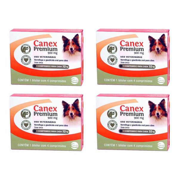 Imagem de Combo 4 unidades Canex Premium 10 kg - 4 comprimidos