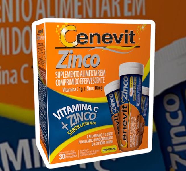 Imagem de Combo 6 caixas Cenevit Zinco 1g 30 Comprimidos Efervescentes - Legrand