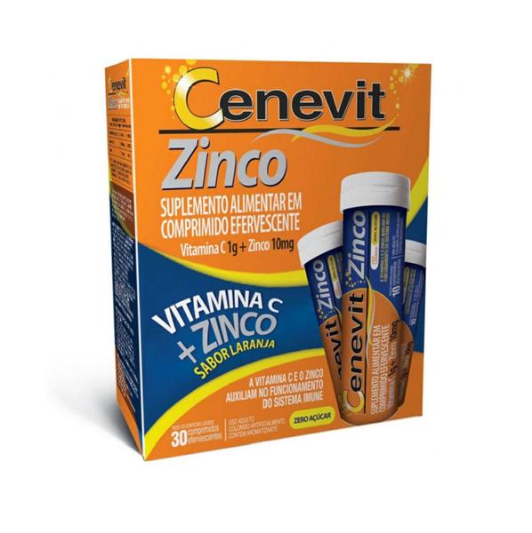 Imagem de Combo 6 caixas Cenevit Zinco 1g 30 Comprimidos Efervescentes - Legrand