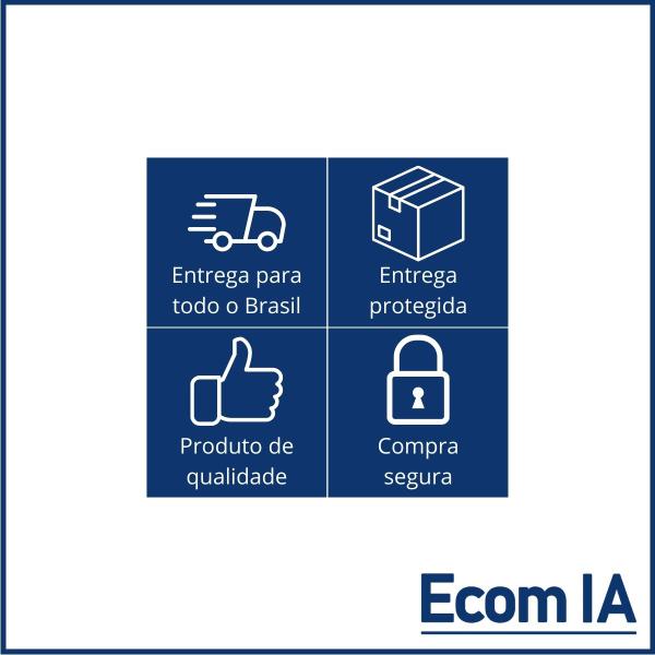 Imagem de Combo 6 Placas De Sinalização Atenção Obrigatório O Uso De Equipamento De Segurança 30x20 Ecom IA - SA25 F9e