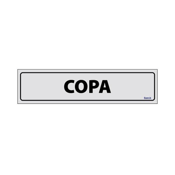 Imagem de Combo 6 Placas De Sinalização Copa 30x7 Ecom IA - B-512/1 F9e