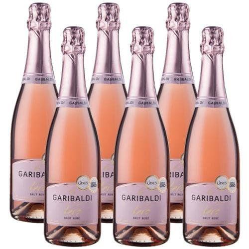 Imagem de Combo 6 und Espumante Vero Brut Rose Nacional 750 ml