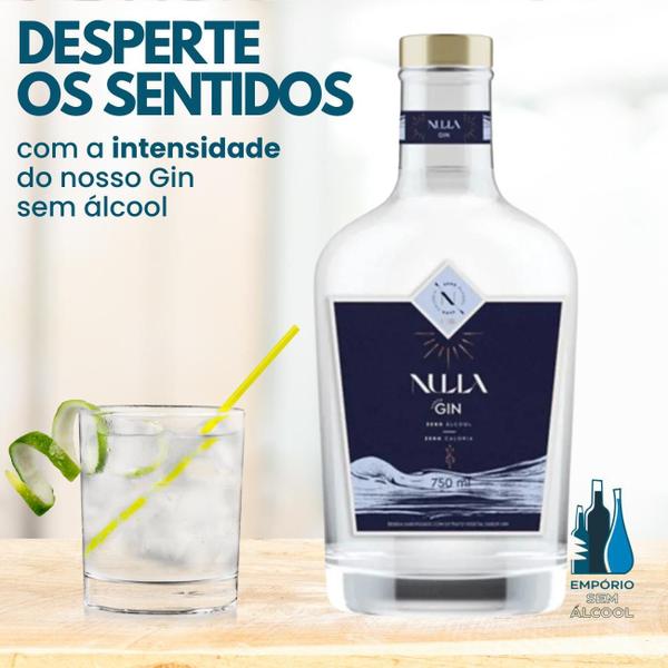 Imagem de Combo 8 Nulla Gin Sem Álcool - Garrafa De 750Ml