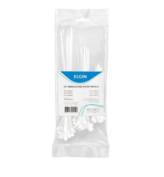Combo Abrac De Nylon Branca Pq Md E Gd (125 Unidades) - Elgin Imagem de Combo Abrac De Nylon Branca Pq Md E Gd (125 Unidades)