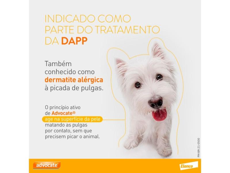 Imagem de Combo Advocate Cão 2,5ml 10 a 25kg - 3 Pipetas - 3 Unidades