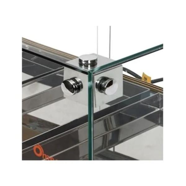 Combo BD10 Estufa Beta Dupla 10 Bandejas Preta e B-VFD77 Vitrine Fria Beta 77cm Preta - 220V - Omega Imagem de Combo BD10 Estufa Beta Dupla 10 Bandejas Preta e B-VFD77 Vitrine Fria Beta 77cm Preta - 220V - Omega