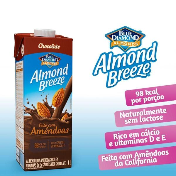 Imagem de Combo C/8 Bebida De Amêndoas Almond Breeze Choco+original 1l