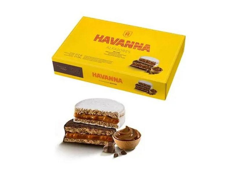 Imagem de Combo - Caixa de Alfajores Mistos Havanna 12 Unidades + de Chocolate Branco 6 Unidades