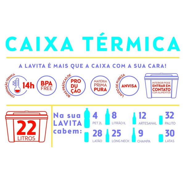 Imagem de Combo Caixa Térmica 22 e 34 litros - Verde Beer