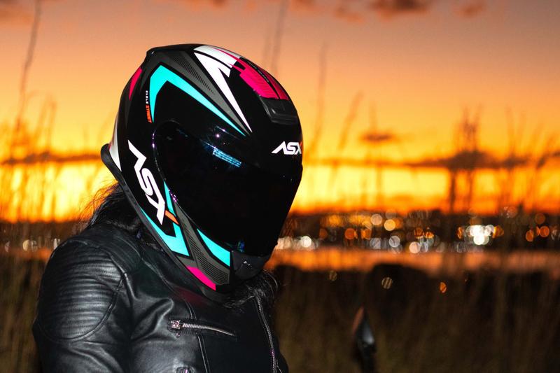 Imagem de Combo Capacete ASX Eagle Street + Viseira Fume feminino e masculino para andar moto