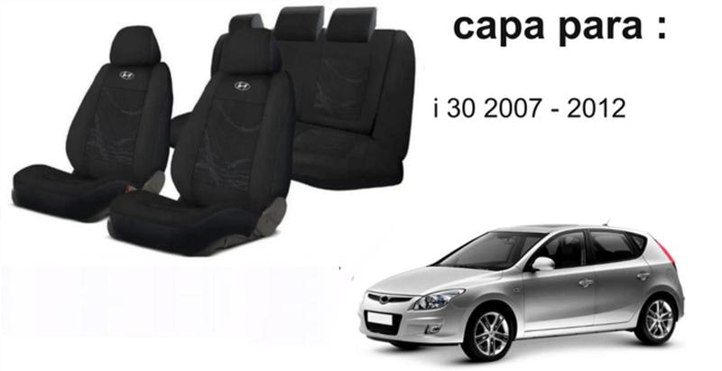 Imagem de Combo Capas Elegância i30 07-12 +(Capa Volante) + Chaveiro