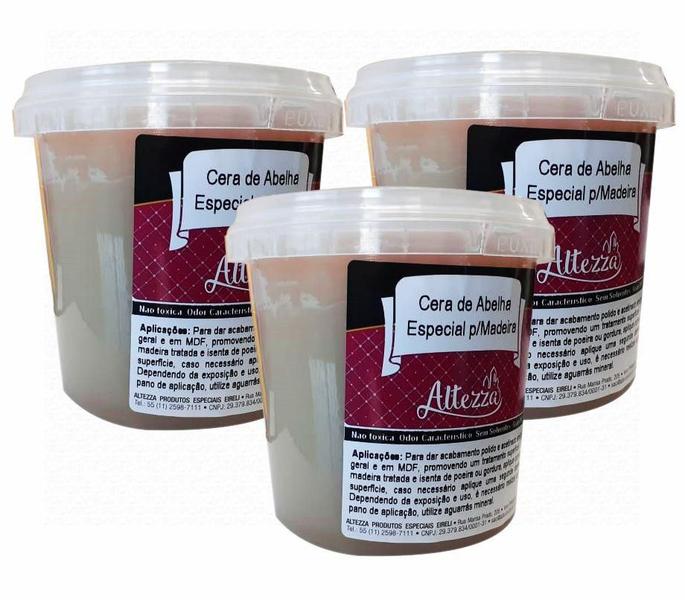 Combo Cera de Abelha, para proteção de piso de madeira. - Altezza Imagem de Combo Cera de Abelha, para proteção de piso de madeira.