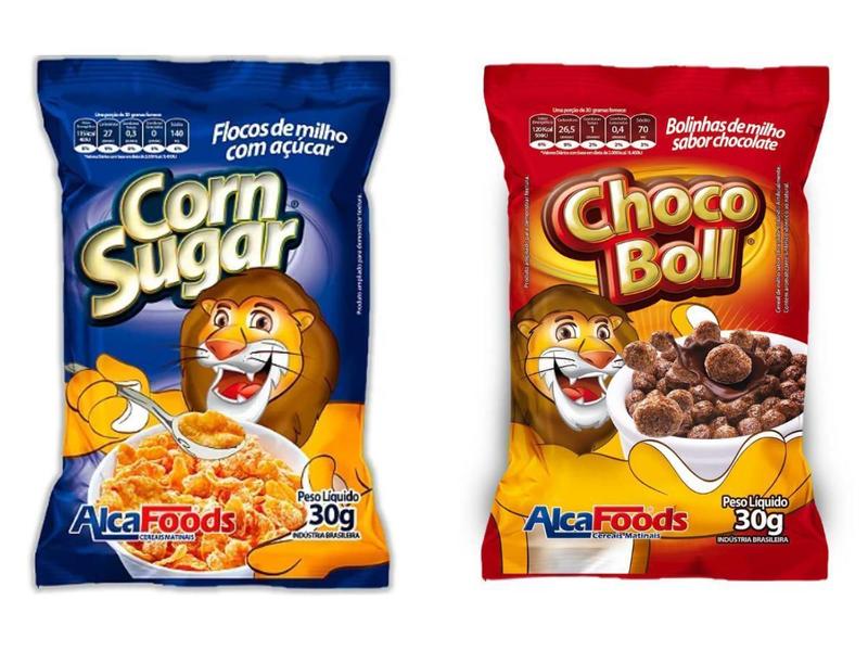 Combo Cereal Sachê Alcafoods Milho E Chocolate 40 Unidades - Alca Foods Imagem de Combo Cereal Sachê Alcafoods Milho E Chocolate 40 Unidades
