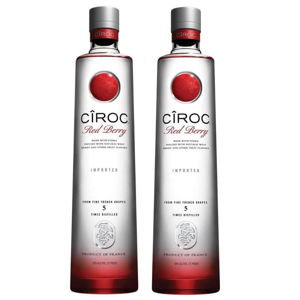 Imagem de Combo Ciroc Red Berry 750Ml - 2 Unidades