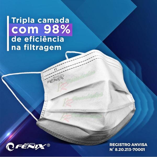 Imagem de Combo Cirurgico Mascara Descartável Branca+luva Talge G