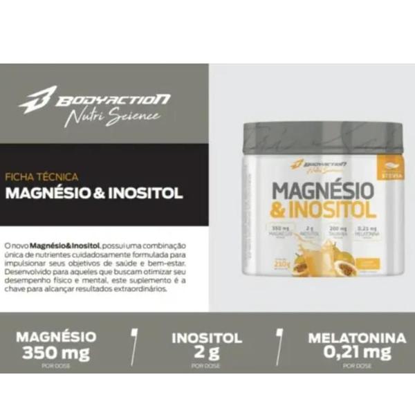 Imagem de Combo  com 3 Magnésio E Inositol , 210 g  Bodyaction