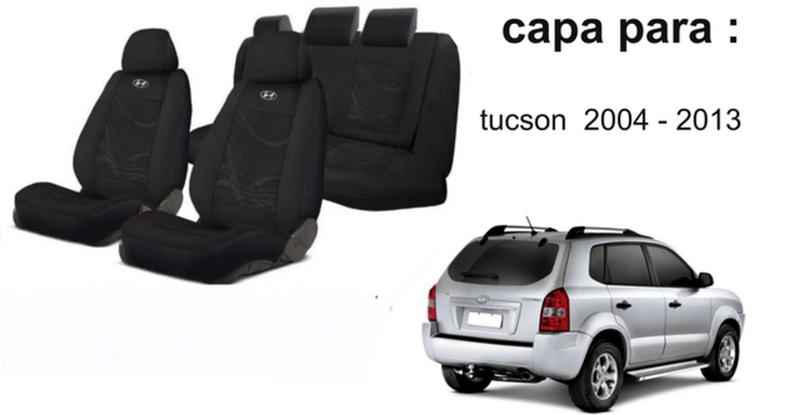 Imagem de Combo Conforto Elegância Tucson 04-13 +(Capa Volante) + Chaveiro