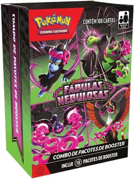 Imagem de Combo de booster pokemon - fabulas nebulosas- escarlate e violeta - copag