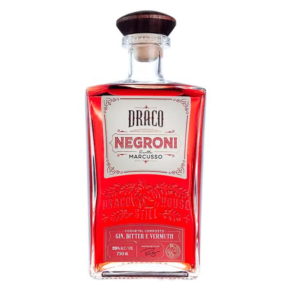 Combo Draco Negroni Marcusso 750ml + Copo Imagem de Combo Draco Negroni Marcusso 750ml + Copo