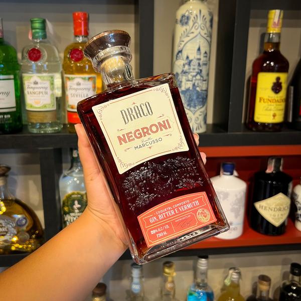 Combo Draco Negroni Marcusso 750ml + Copo Imagem de Combo Draco Negroni Marcusso 750ml + Copo