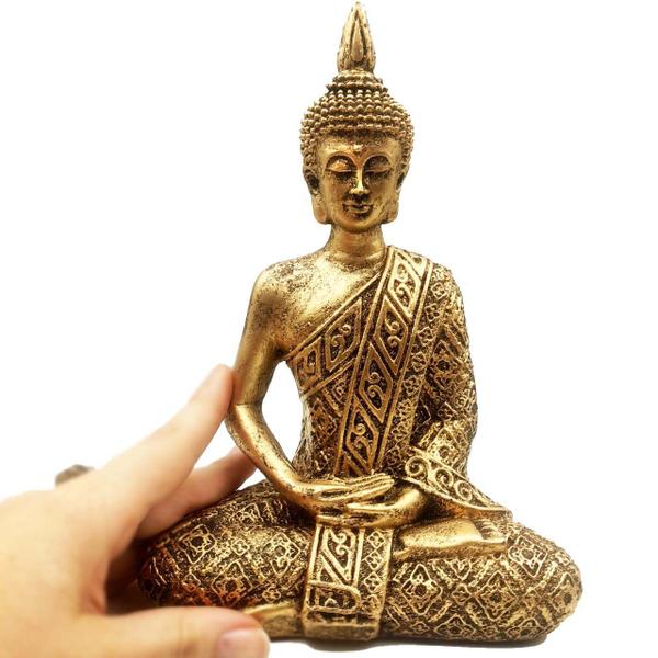 Combo Estátuas de Ganesha e Buda + Kit 7 Pedras dos Chakras + 2 Castiçais - Mandala de Luz Imagem de Combo Estátuas de Ganesha e Buda + Kit 7 Pedras dos Chakras + 2 Castiçais