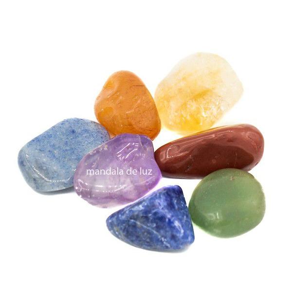 Combo Estátuas de Ganesha e Buda + Kit 7 Pedras dos Chakras + 2 Castiçais - Mandala de Luz Imagem de Combo Estátuas de Ganesha e Buda + Kit 7 Pedras dos Chakras + 2 Castiçais