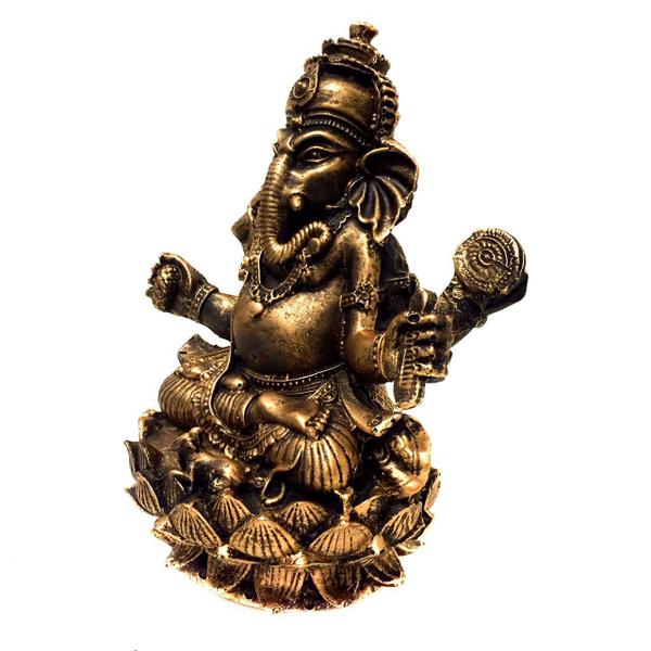 Combo Estátuas de Ganesha e Buda + Kit 7 Pedras dos Chakras + 2 Castiçais - Mandala de Luz Imagem de Combo Estátuas de Ganesha e Buda + Kit 7 Pedras dos Chakras + 2 Castiçais