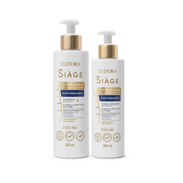 Imagem de Combo Eudora Siàge Scalp Rebalance: Shampoo 280ml + Condicionador 280ml