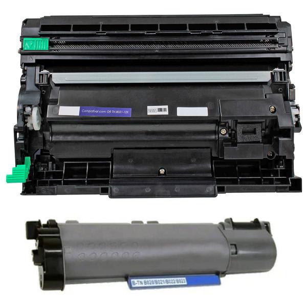 Imagem de Combo Fotocondutor DR-B021 + Toner TN-B021 Marca Premium para B7535dw B7720dn B7715dw B7700d - Preto