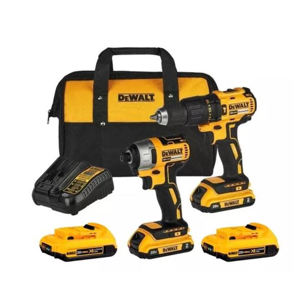 Imagem de Combo Furadeira Dcd7781 + Parafusadeira Dcf7871 + Bolsa Dewalt +2 baterias