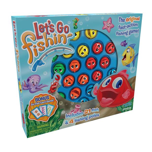 Imagem de Combo Game Pressman Let's Go Fishin' com cartão Go Fish 58 cm