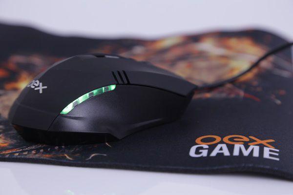 Imagem de Combo Gamer Arena - Mouse Gamer 2.400 Dpi + Mousepad 290X230Mm - Oex