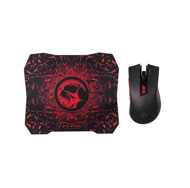 Imagem de Combo Gamer Marvo Mouse M417 + Mousepad G1