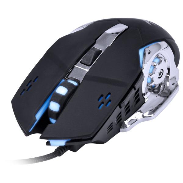 Imagem de Combo gamer vx gaming grifo teclado + mouse 2400 dpi led usb cabo 1.8 metros azul  vgc-01a