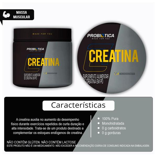 Imagem de Combo Iso Protein Blend Pote 900g, Creatina 100g e Coqueteleira 600mL - Probiótica