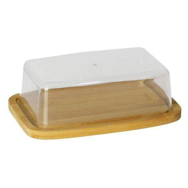 Imagem de Combo Kit Porta Queijo + Porta Manteiga + Porta Frios Bambu