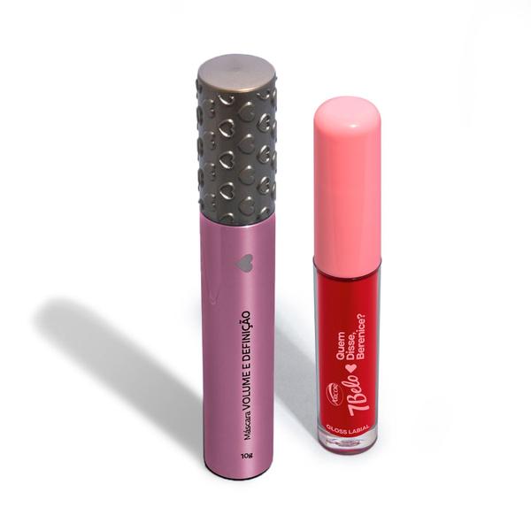 Combo Máscara de Cílios Volume e Definição 10g + Gloss Labial 4ml Combo Máscara de Cílios Volume e Definição 10g + Gloss Labial 4ml