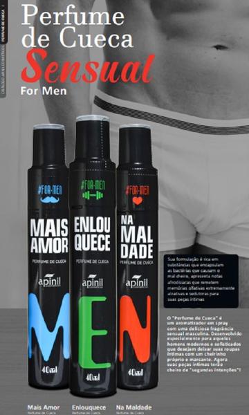 Imagem de Combo Master 3 Perfume Líquido Masculino + 3 Perf de Cueca