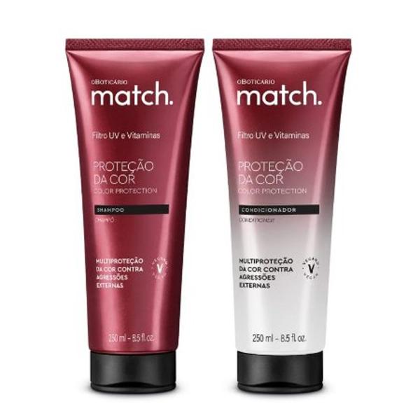 Imagem de Combo Match. Proteção da Cor: Shampoo 250ml + Condicionador 250ml